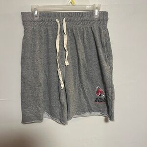 Ball State Gray Athletic Shorts with Elastic Waistband